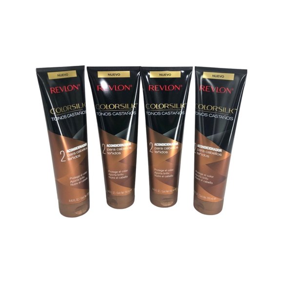 Revlon Colorsilk Colorstay Nourishing Conditioner Gorgeous Brunette Lot of 4 8.4 - Picture 1 of 2